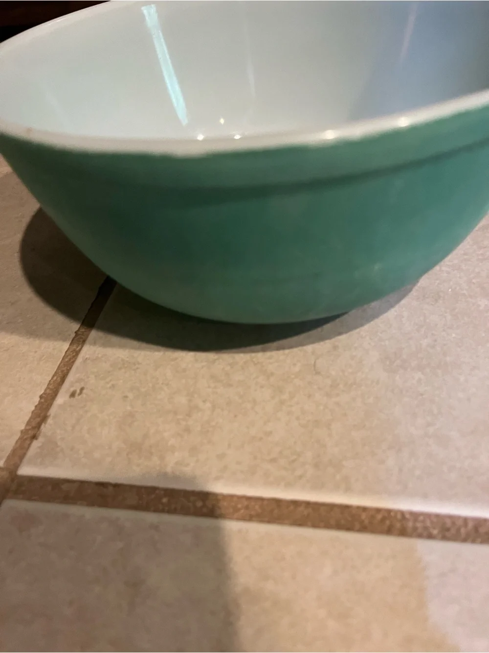 N/A green pyrex